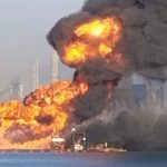 Corpus Christi ship fire U.S. Coast Guard