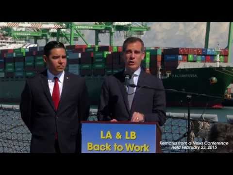 Port of Los Angeles: Tentative Labor Agreement News Conference