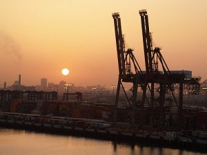 Port of Los Angeles Sunrise