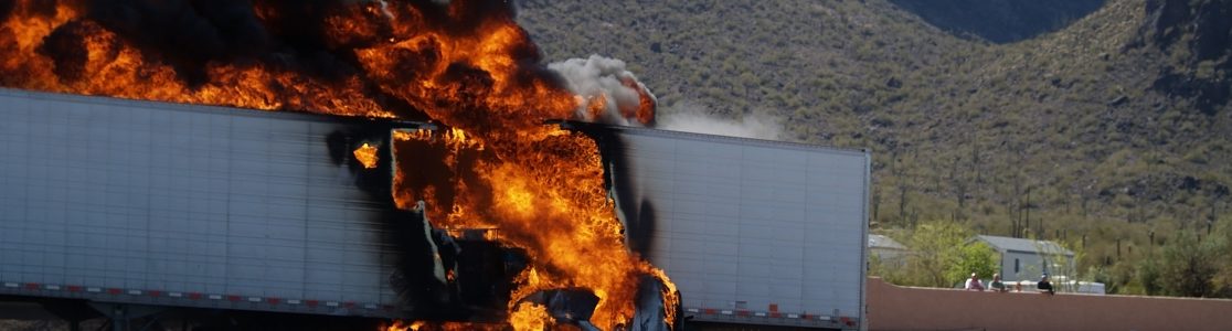 Semi Truck Fire