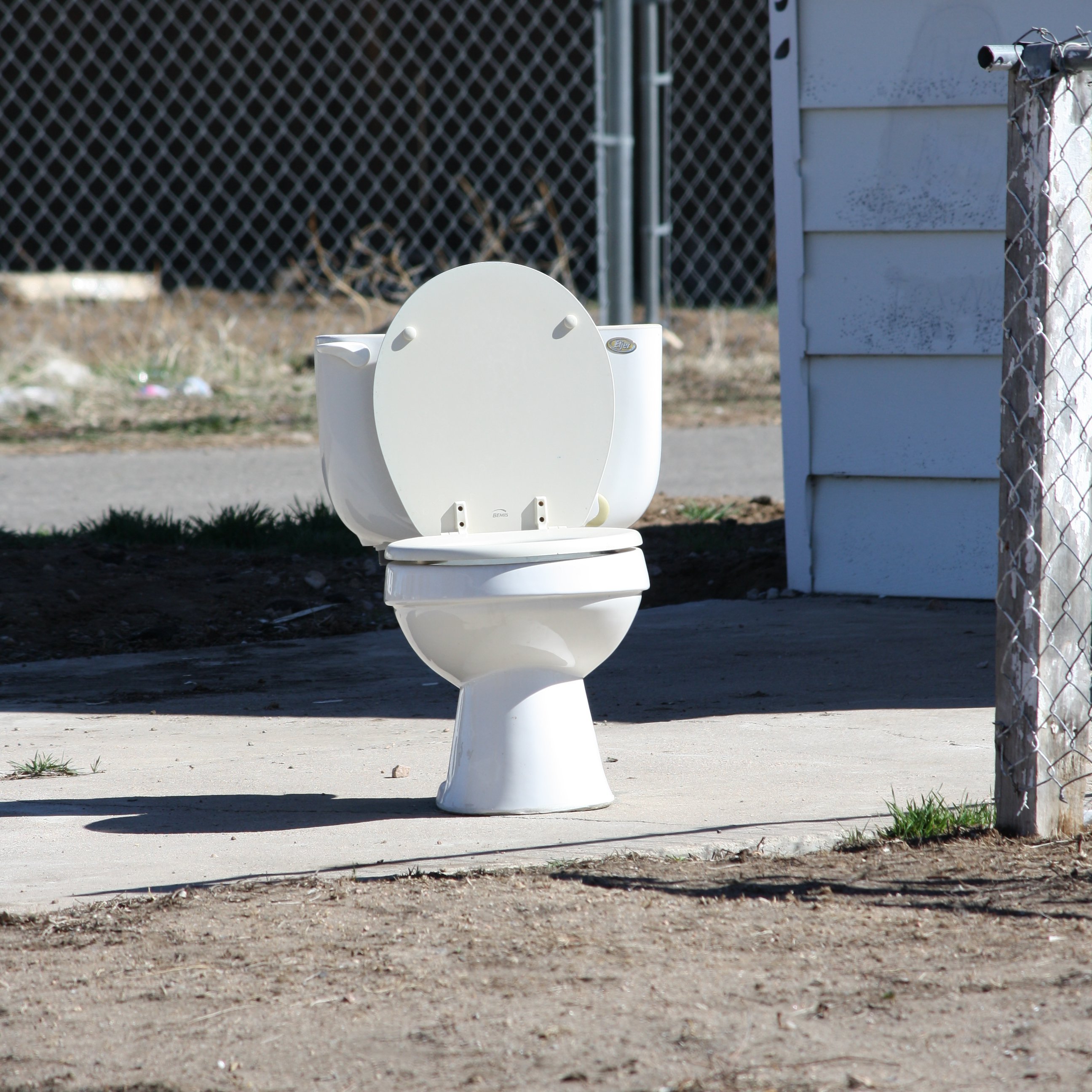 Hong Kong Dockworkers Strike Toilet