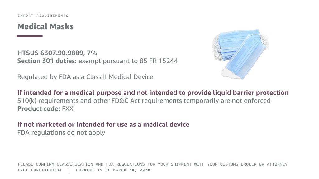 INLT Pandemic Supplies Webinar Medical Masks