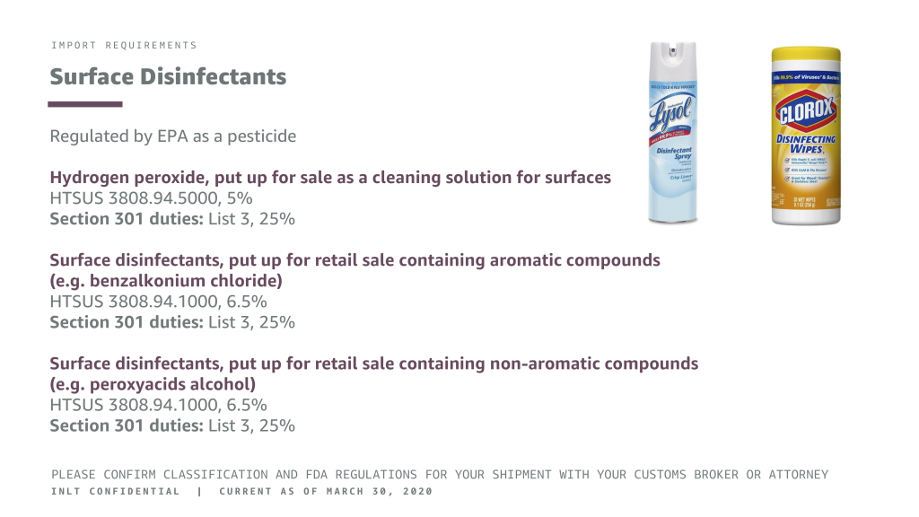 INLT Pandemic Supplies Webinar Surface Disinfectants